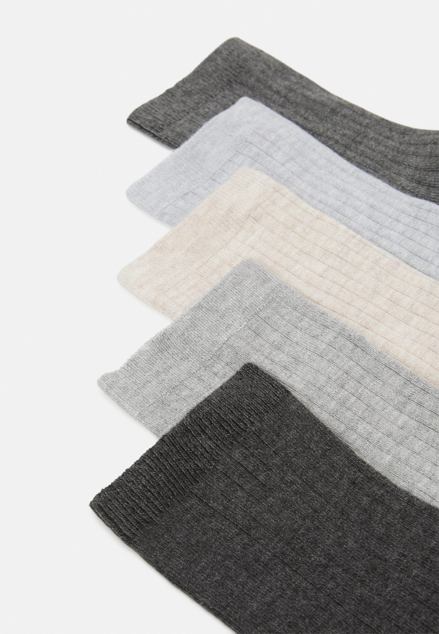 Anna Field 5 Pack - Sokken - Black/Grey 2 Anna Field 5 Pack - Sokken - Black/Grey - Afbeelding 2