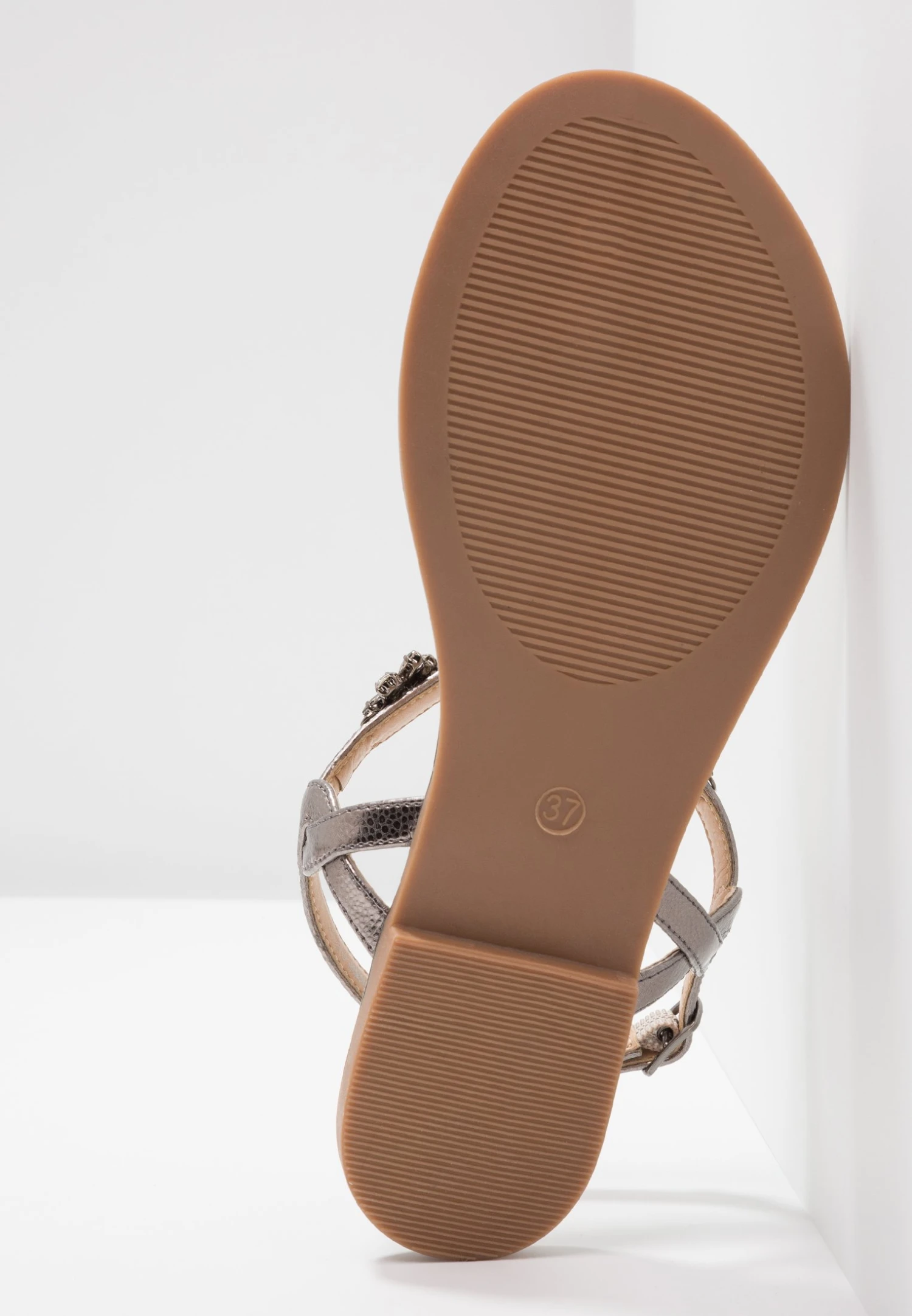 Anna Field Teensandalen - Gunmetall 7 Anna Field Teensandalen - Gunmetall - Afbeelding 7