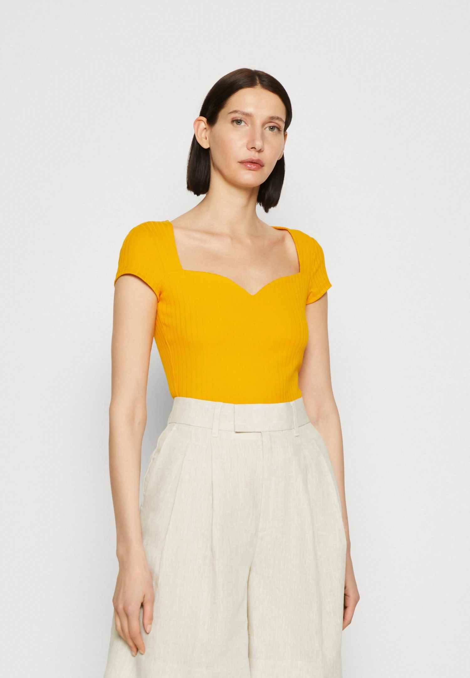 Anna Field T-Shirt Print - Dark Yellow 1 Anna Field T-Shirt Print - Dark Yellow