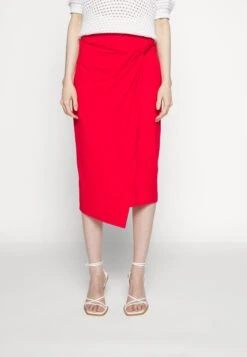 Anna Field Front Knot Midi Skirt - Kokerrok - Red 9 Anna Field Front Knot Midi Skirt - Kokerrok - Red -Anna Field Winkel 5416aafe16b74467a3d37a8be5316c53