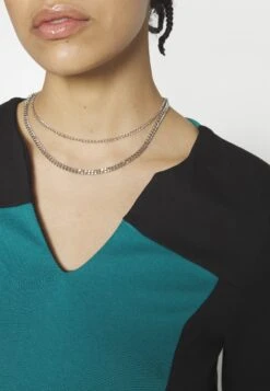 Anna Field Jerseyjurk - Black/Dark Green -Anna Field Winkel 559be00e49c948f78740466736dffc10