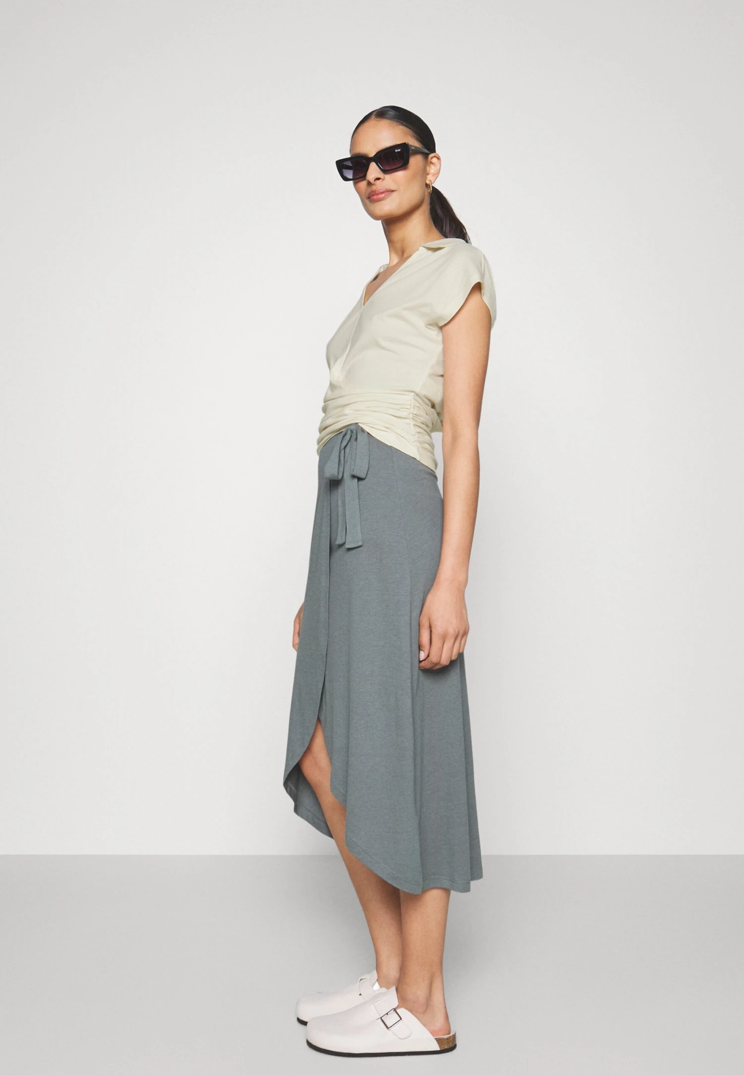 Anna Field Wrap Blouse- Blouse - Offwhite 5 Anna Field Wrap Blouse- Blouse - Offwhite - Afbeelding 5