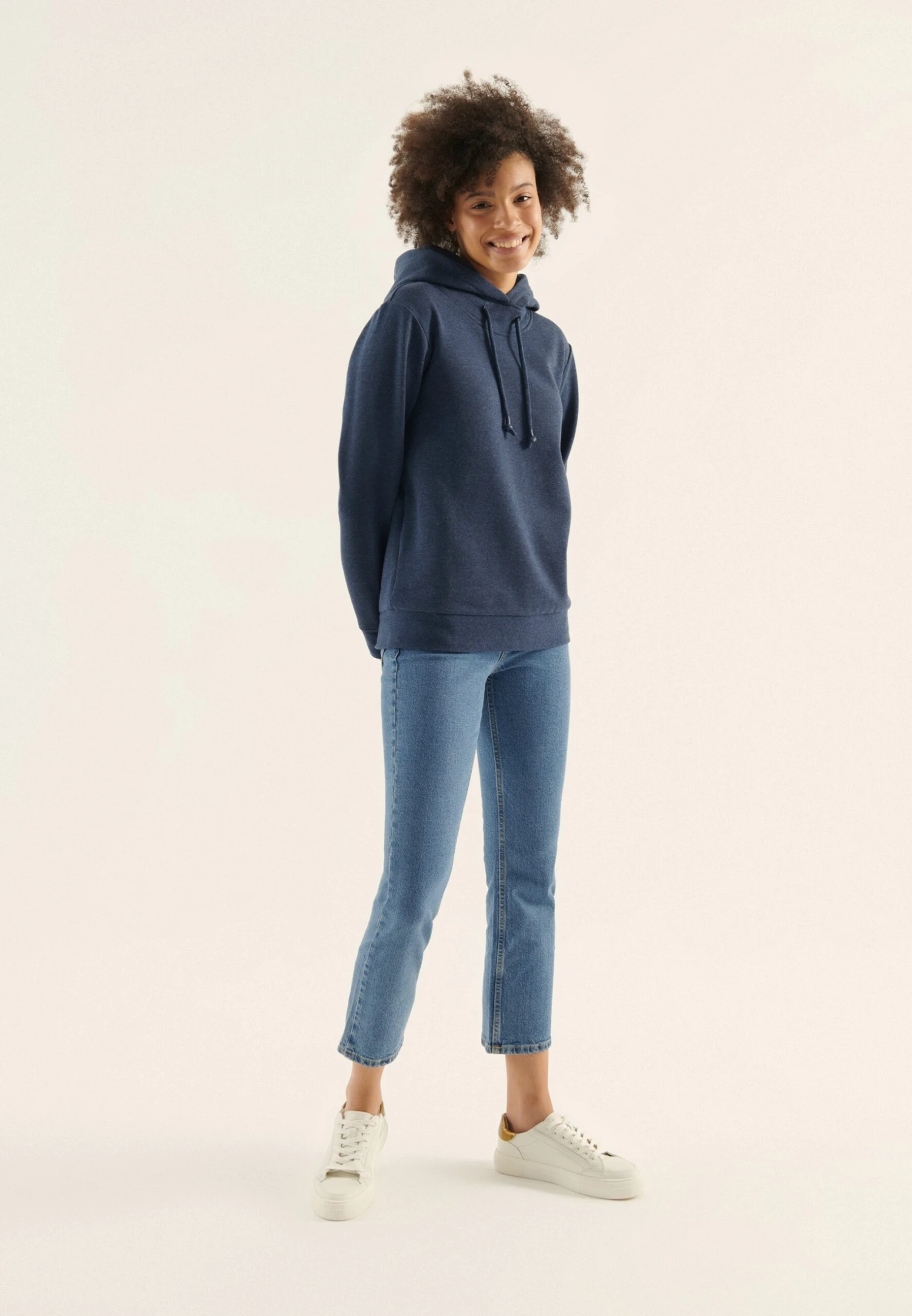Anna Field Hoodie - Dark Blue/Mottled Blue 4 Anna Field Hoodie - Dark Blue/Mottled Blue - Afbeelding 4
