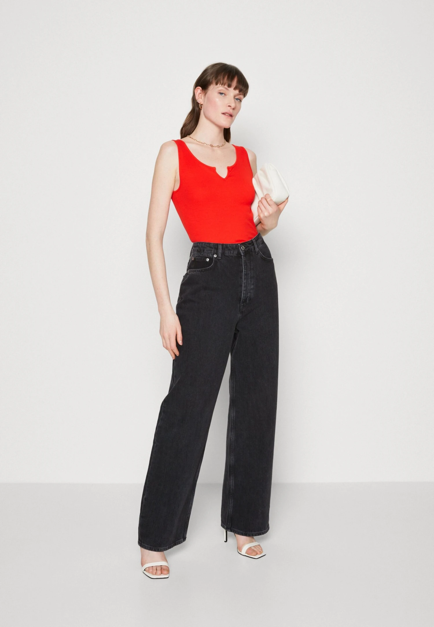 Anna Field Top - Red 2 Anna Field Top - Red - Afbeelding 2