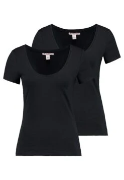 Anna Field 2 Pack - T-Shirt Basic - Black -Anna Field Winkel 626abfe4c856419c8d89299736aecf07