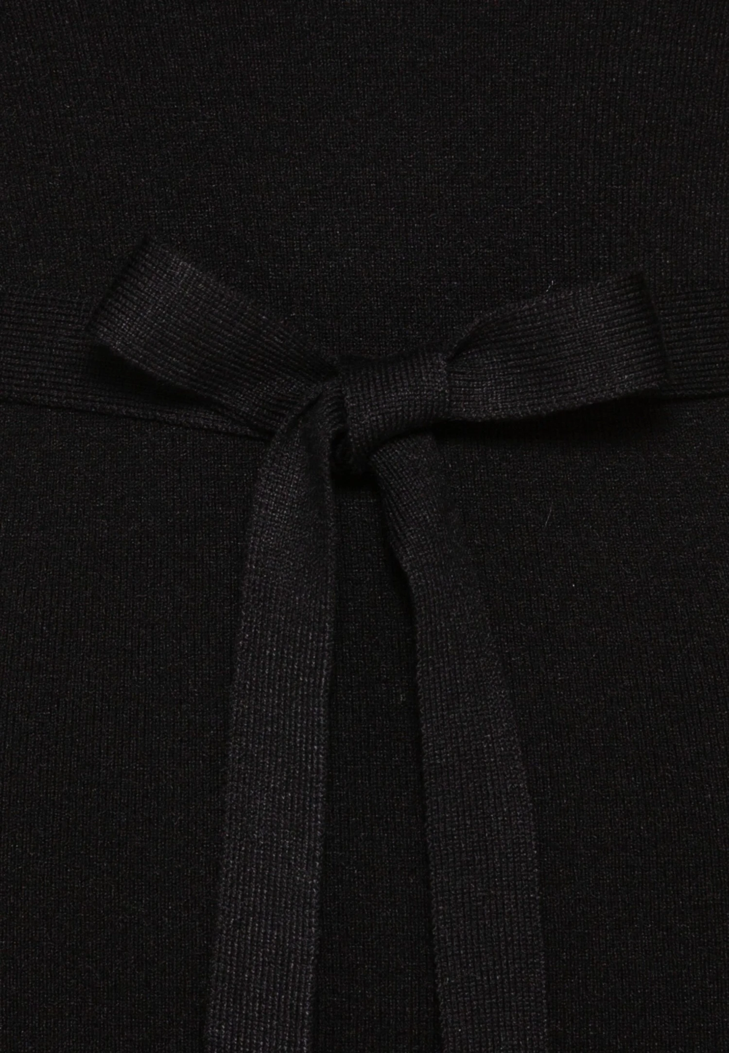 Anna Field Rollkragen Ripp Mini Strickkleid Mit Gürtel - Gebreide Jurk - Black 3 Anna Field Rollkragen Ripp Mini Strickkleid Mit Gürtel - Gebreide Jurk - Black - Afbeelding 3