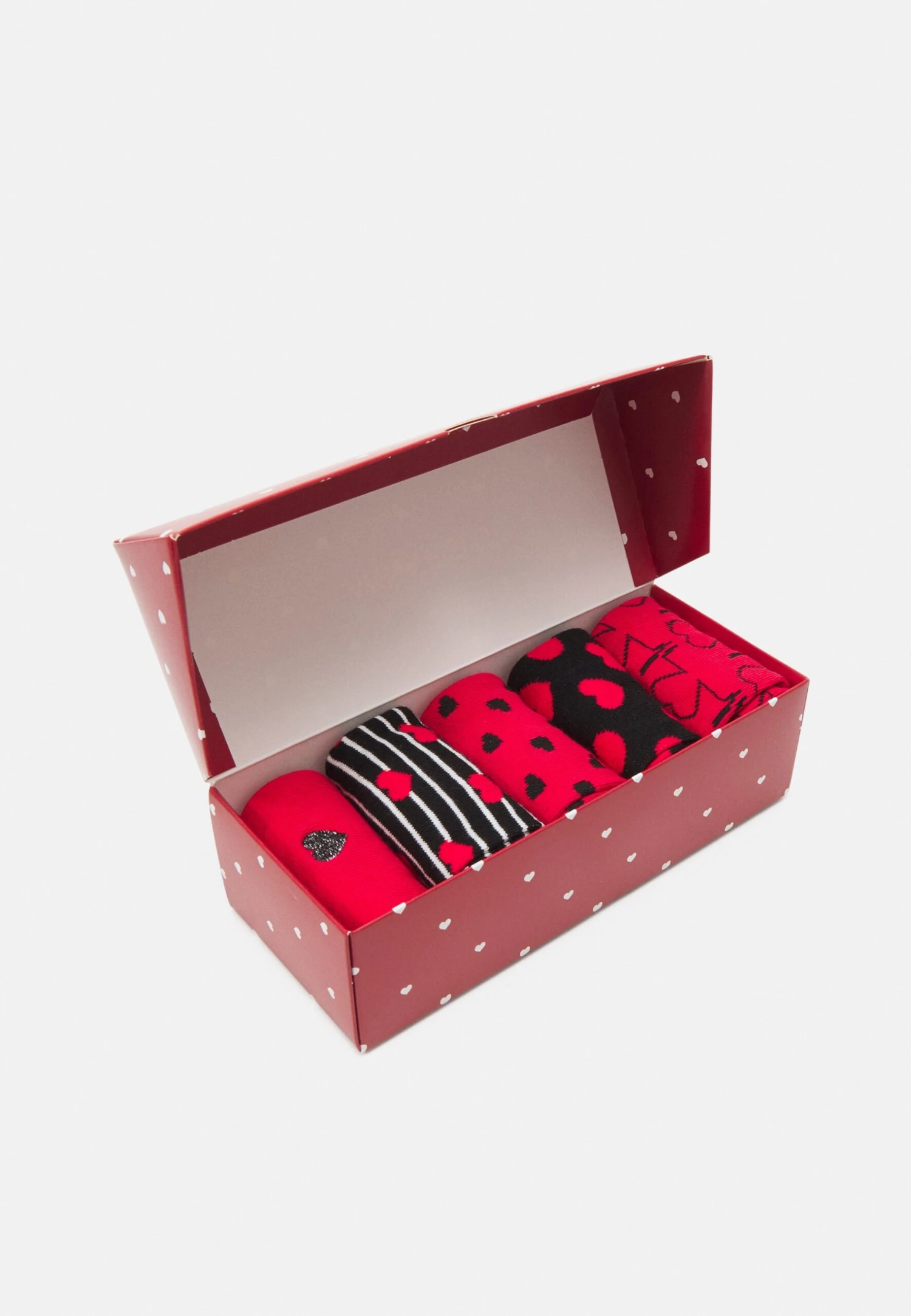 Anna Field 5 Pack - Sokken - Red/Black 2 Anna Field 5 Pack - Sokken - Red/Black - Afbeelding 2