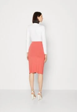 Anna Field Front Knot Midi Skirt - Kokerrok - Red -Anna Field Winkel 65a0c23f9db145ba8c29d375f6848ed0
