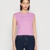 Anna Field T-Shirt Basic - Lilac