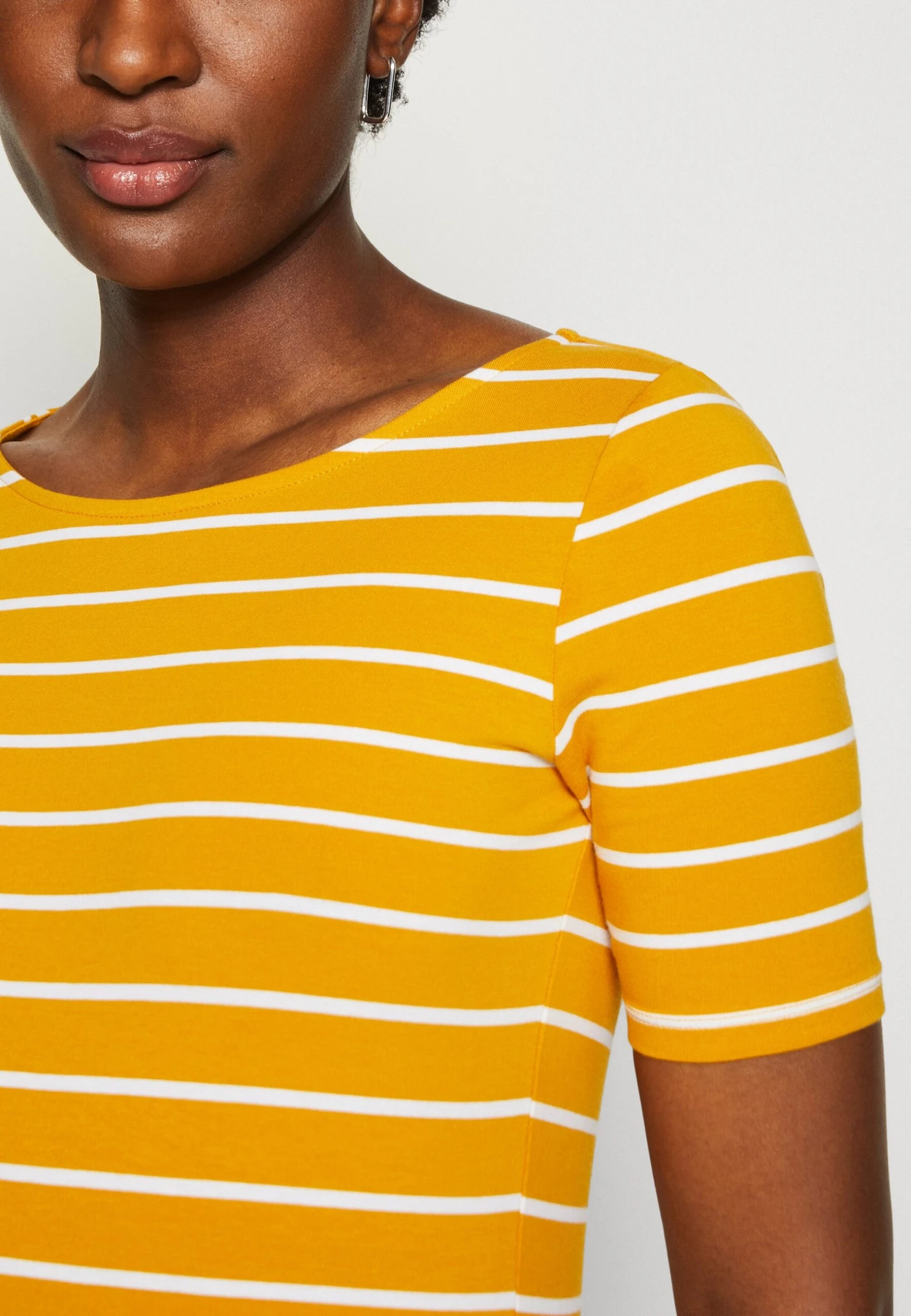 Anna Field T-Shirt Print - Dark Yellow/White 7 Anna Field T-Shirt Print - Dark Yellow/White - Afbeelding 7
