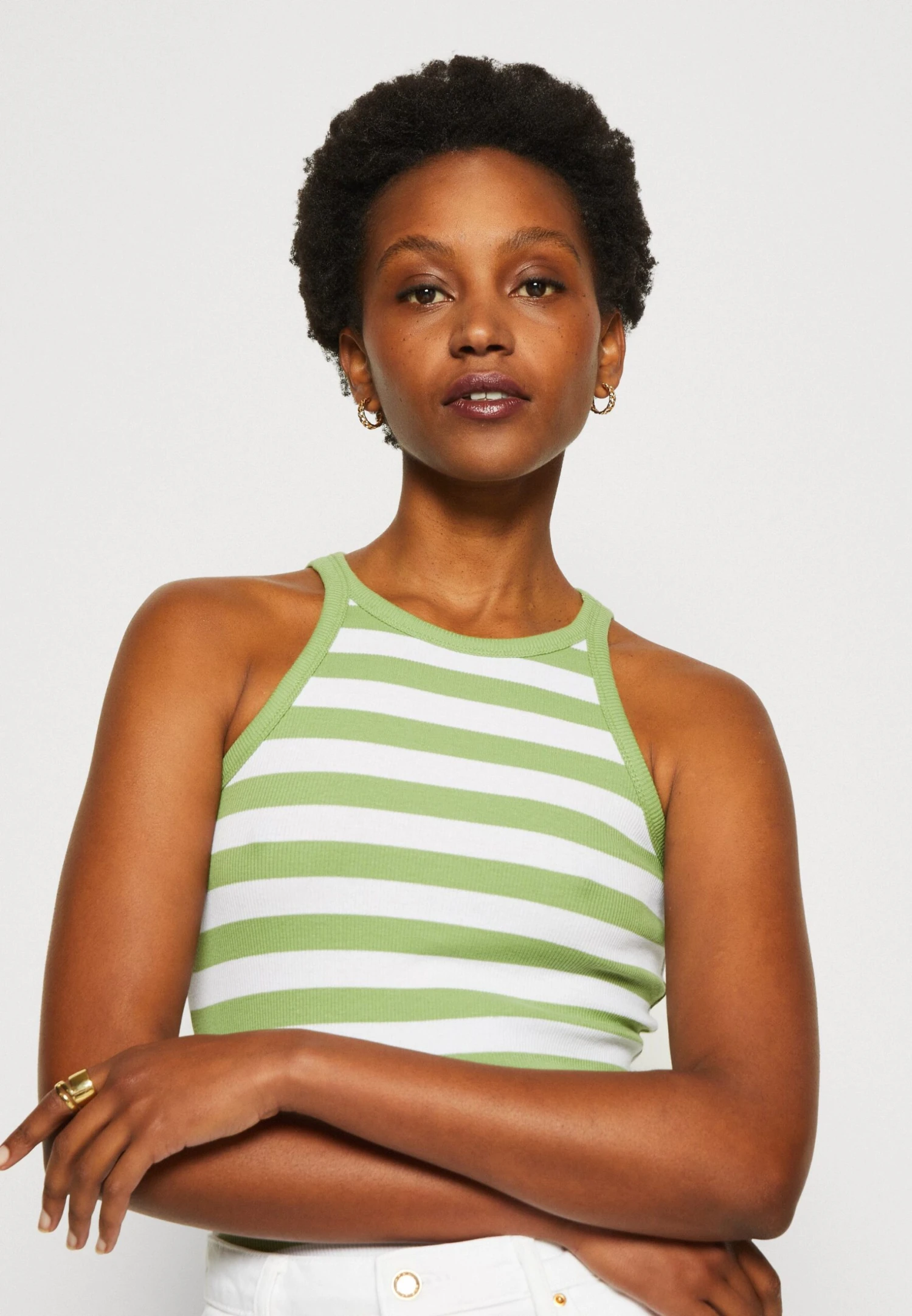 Anna Field 2 Pack - Top - Off-White/Green 5 Anna Field 2 Pack - Top - Off-White/Green - Afbeelding 5