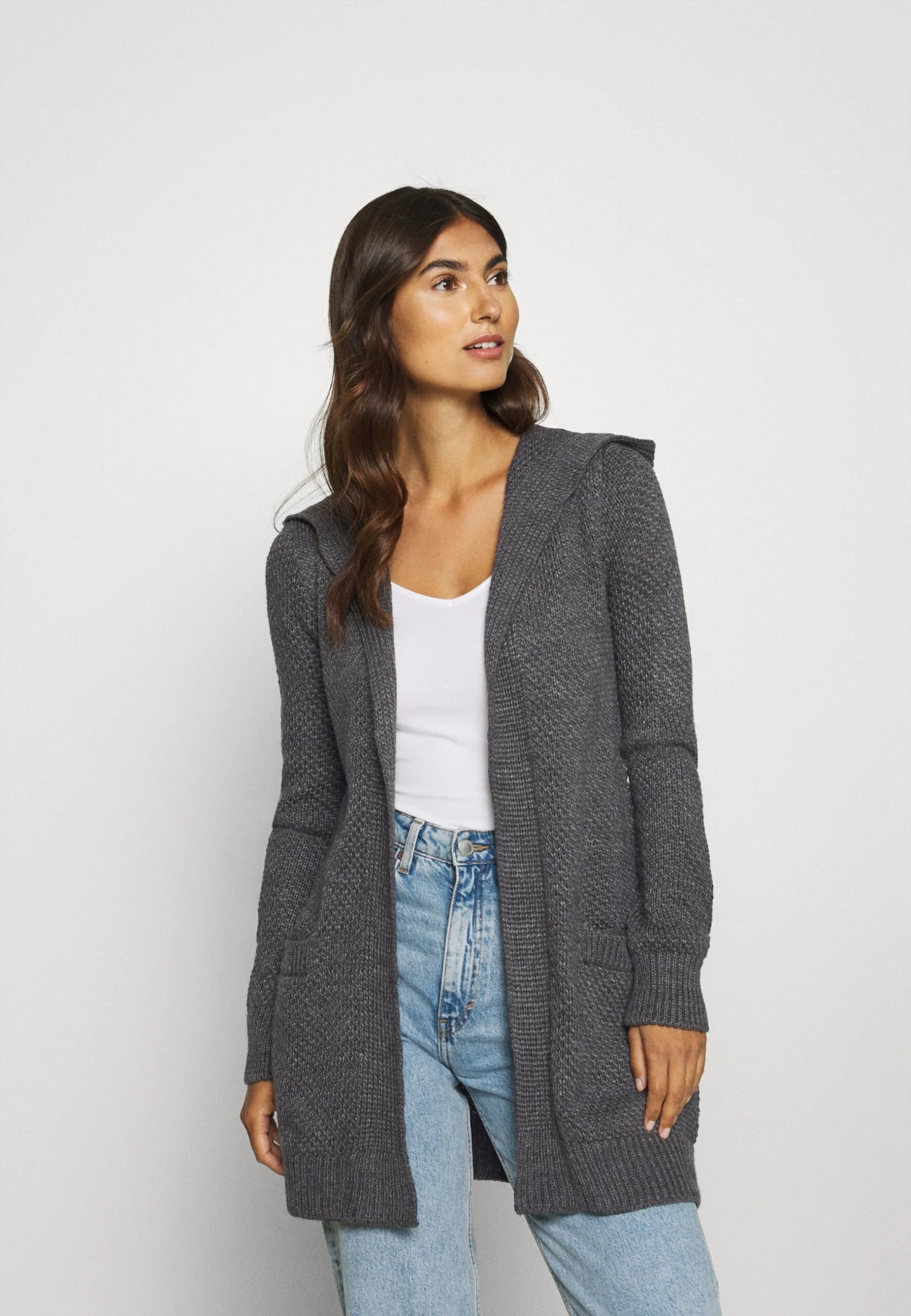 Anna Field Vest - Dark Grey Melange 1 Anna Field Vest - Dark Grey Melange