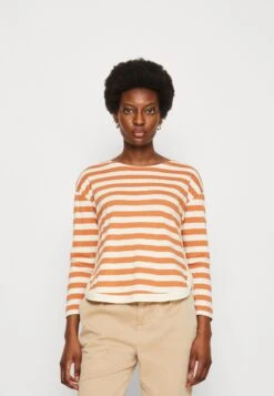 Anna Field Longsleeve - White/Apricot