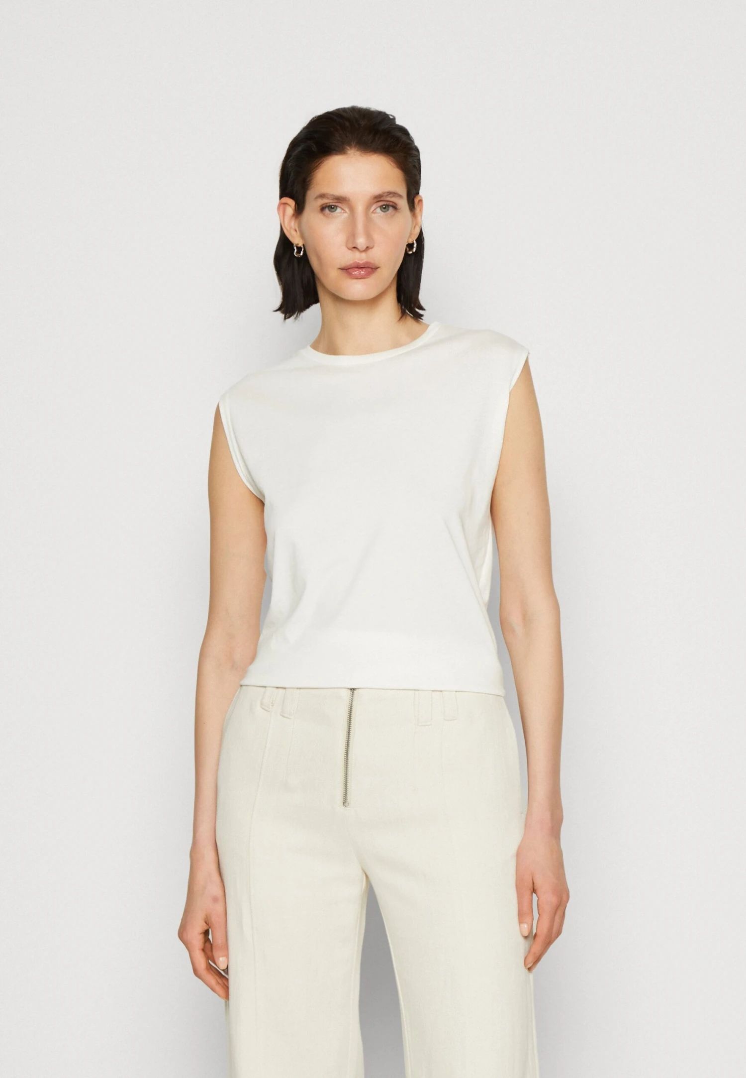 Anna Field T-Shirt Basic - Off-White 1 Anna Field T-Shirt Basic - Off-White