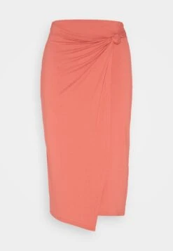 Anna Field Front Knot Midi Skirt - Kokerrok - Red -Anna Field Winkel 7673a70ffafd4e64b333db05d060c74b
