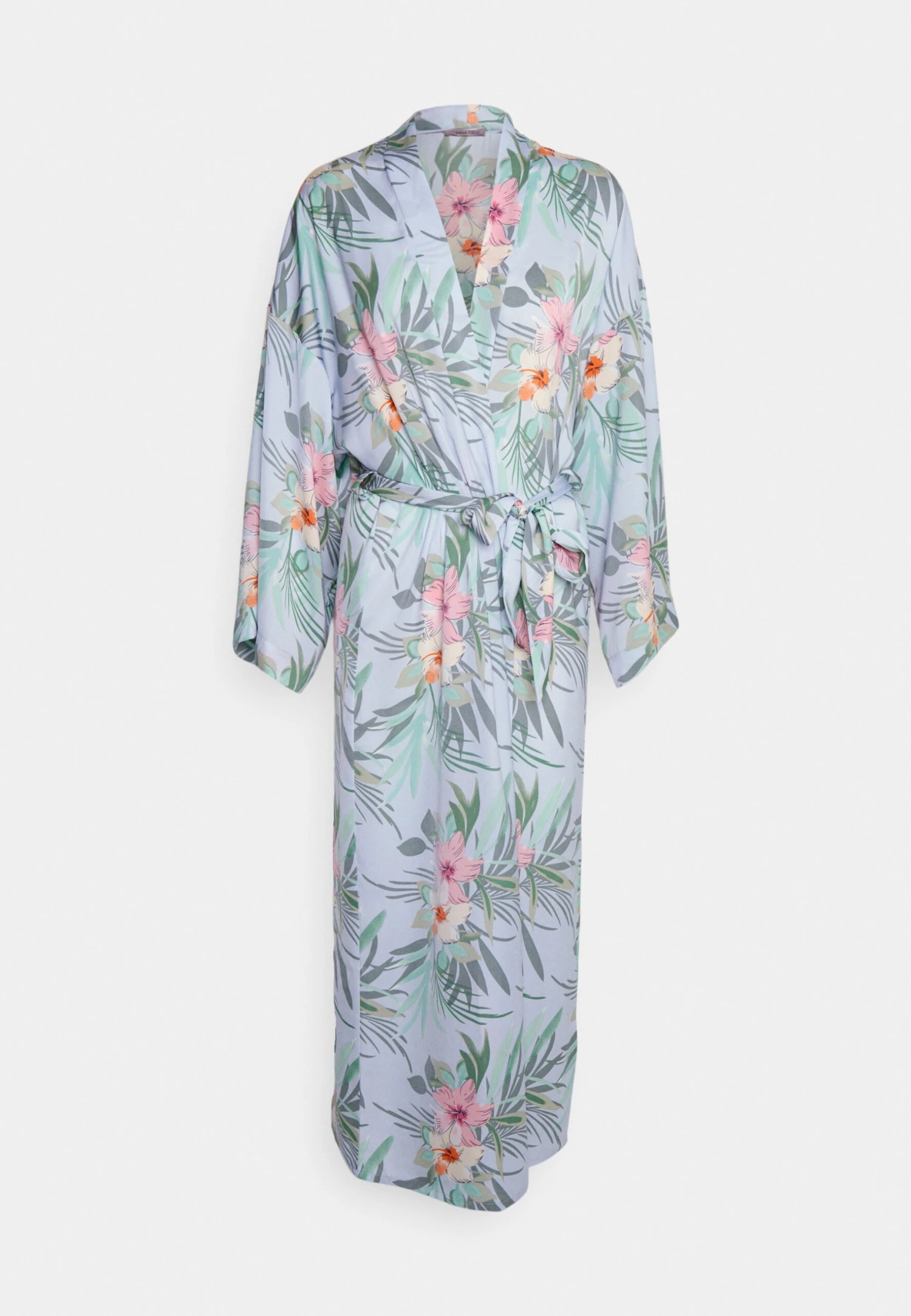Anna Field Floral Robe - Badjas - Blue 5 Anna Field Floral Robe - Badjas - Blue - Afbeelding 5