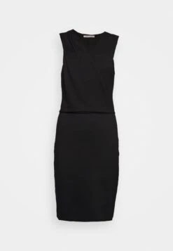 Drapped Neckline Smart Bodycon Sleeveless Mini Dress - Jerseyjurk - Black 10 Drapped Neckline Smart Bodycon Sleeveless Mini Dress - Jerseyjurk - Black -Anna Field Winkel 7e169e682756419492298dc1919a2371