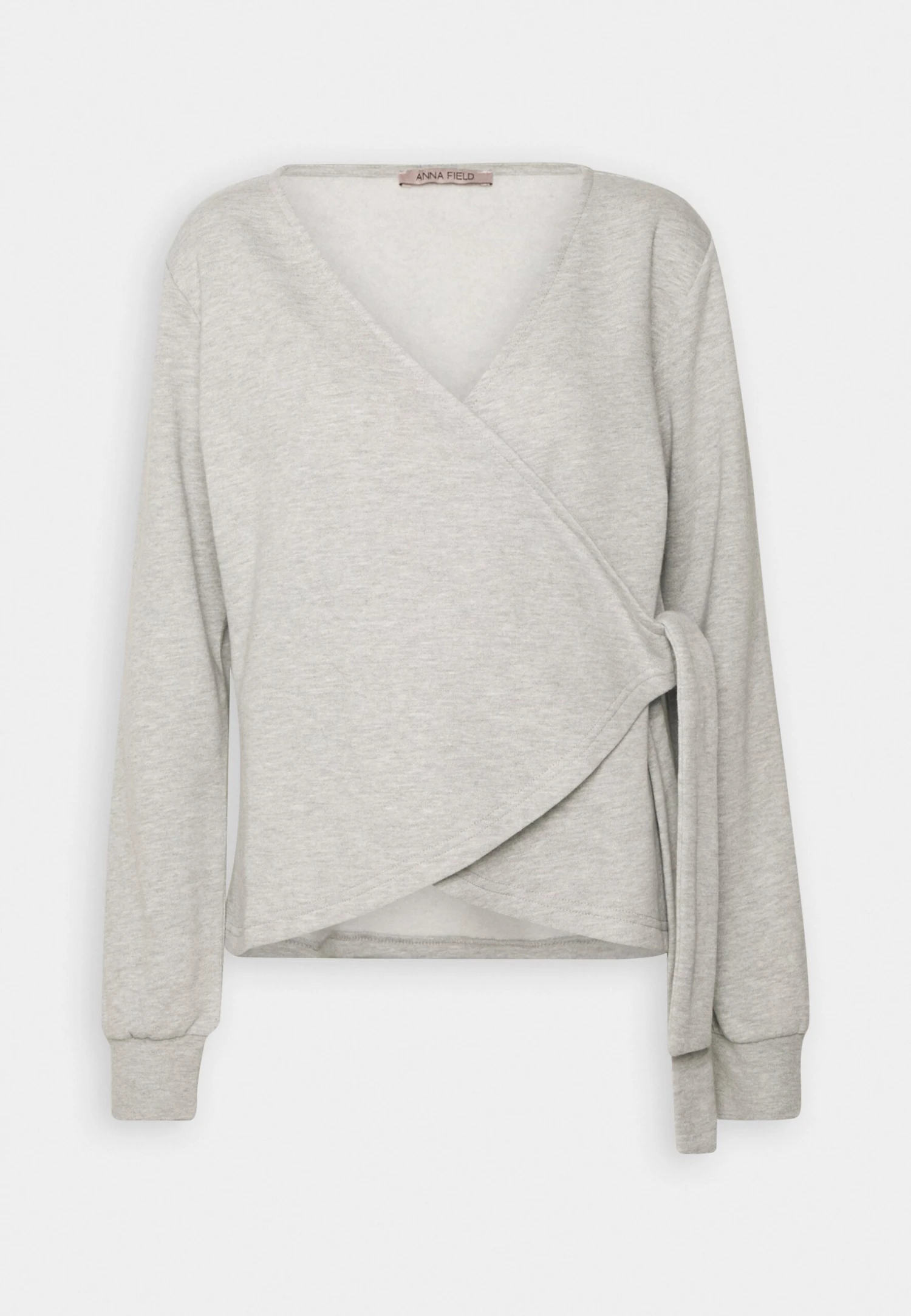 Anna Field Sweater Met Rits - Mottled Light Grey 1 Anna Field Sweater Met Rits - Mottled Light Grey