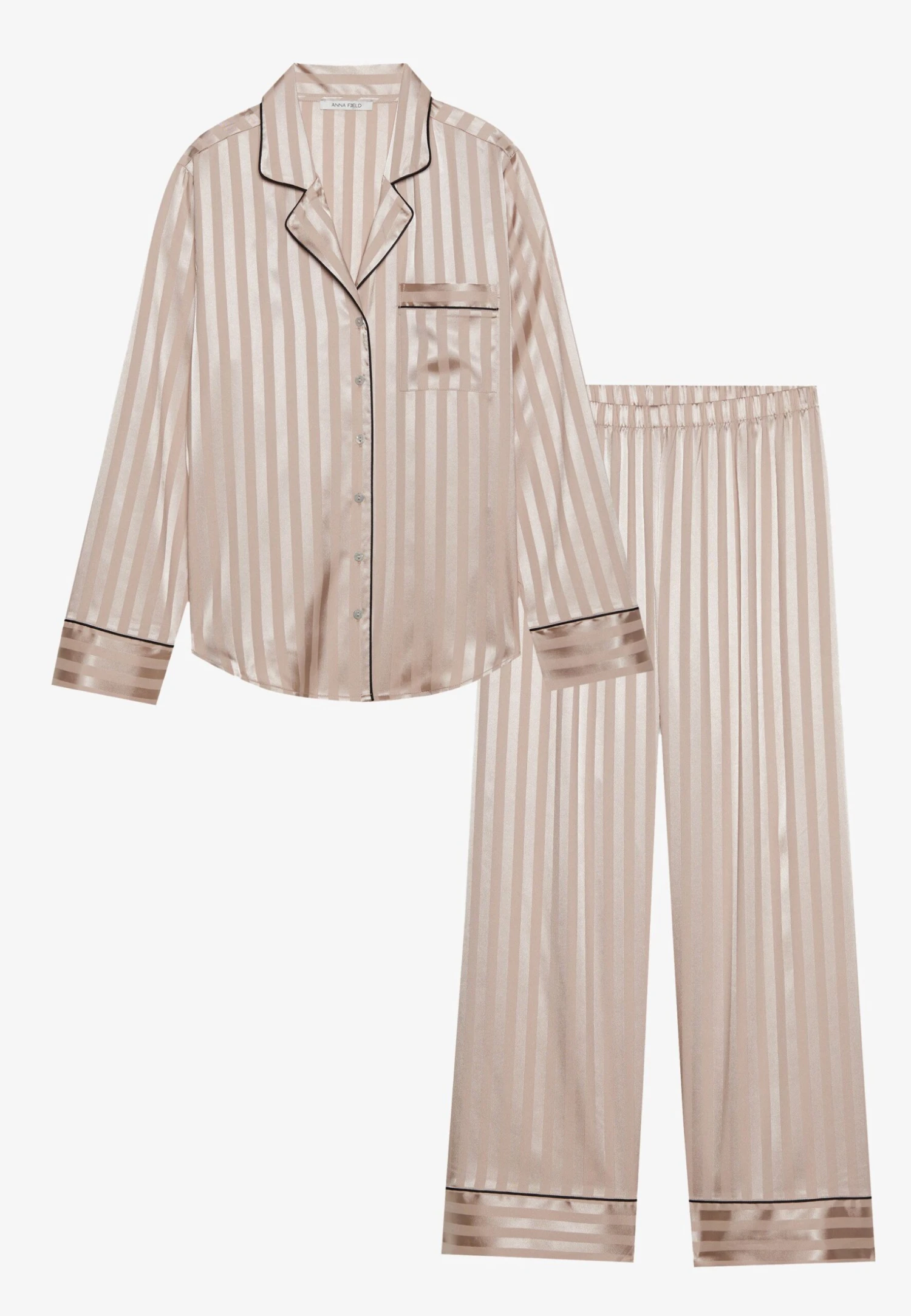 Anna Field SET - Pyjama - Beige 4 Anna Field SET - Pyjama - Beige - Afbeelding 4