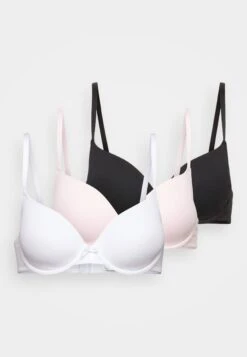 Anna Field Sunlight 3Pack Tshirt Bra - T-Shirt Bh - 402 - Pink_001 - White_802 - Black -Anna Field Winkel 86557765579c4e3f801767c3937b4035