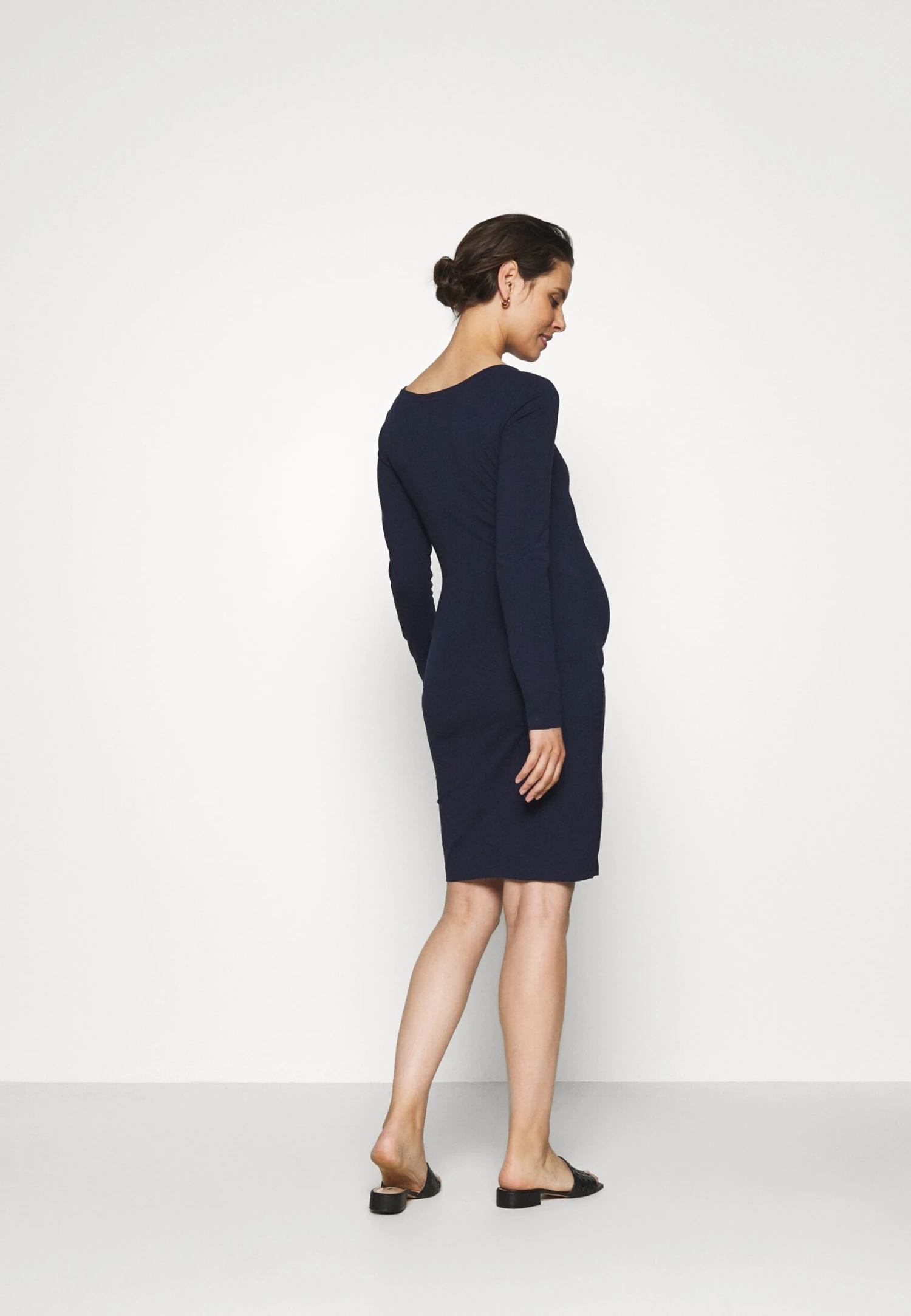 2 Pack Nursing Dress - Jerseyjurk - Dark Blue/Black 4 2 Pack Nursing Dress - Jerseyjurk - Dark Blue/Black - Afbeelding 4