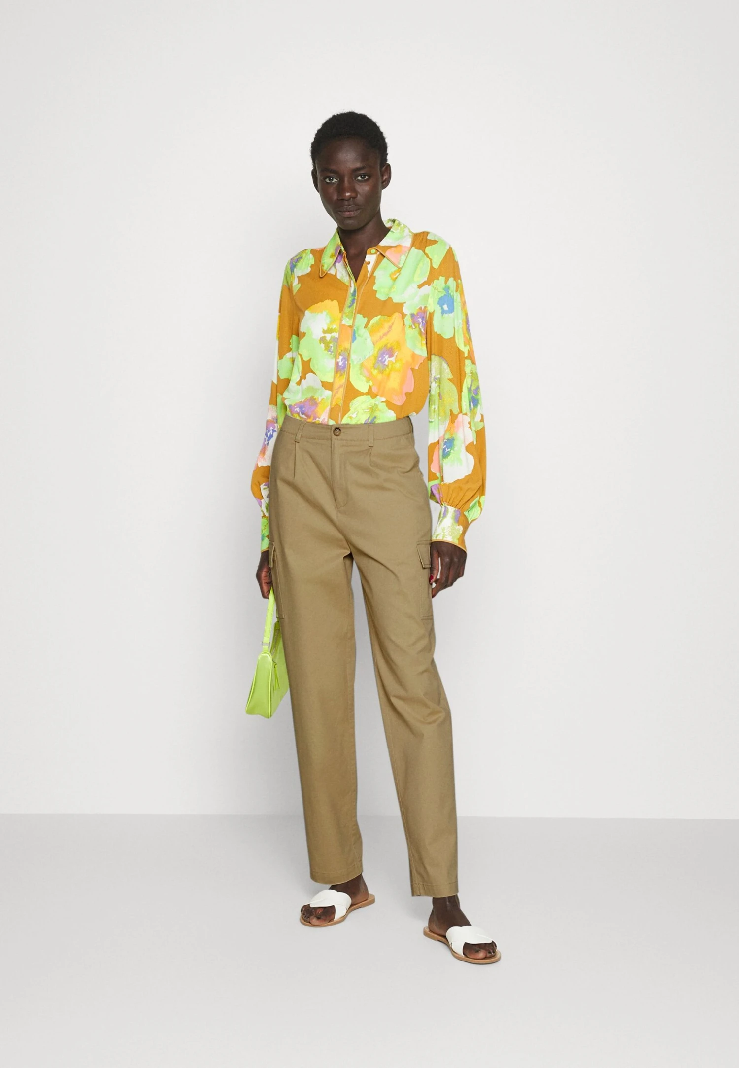 Cargobroek - Beige 2 Cargobroek - Beige - Afbeelding 2