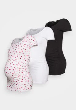 3Pack - T-Shirt Print - White/White /Black 12 3Pack - T-Shirt Print - White/White /Black -Anna Field Winkel 8b002e3049b54ffb8e1402b4f5ccb2ce