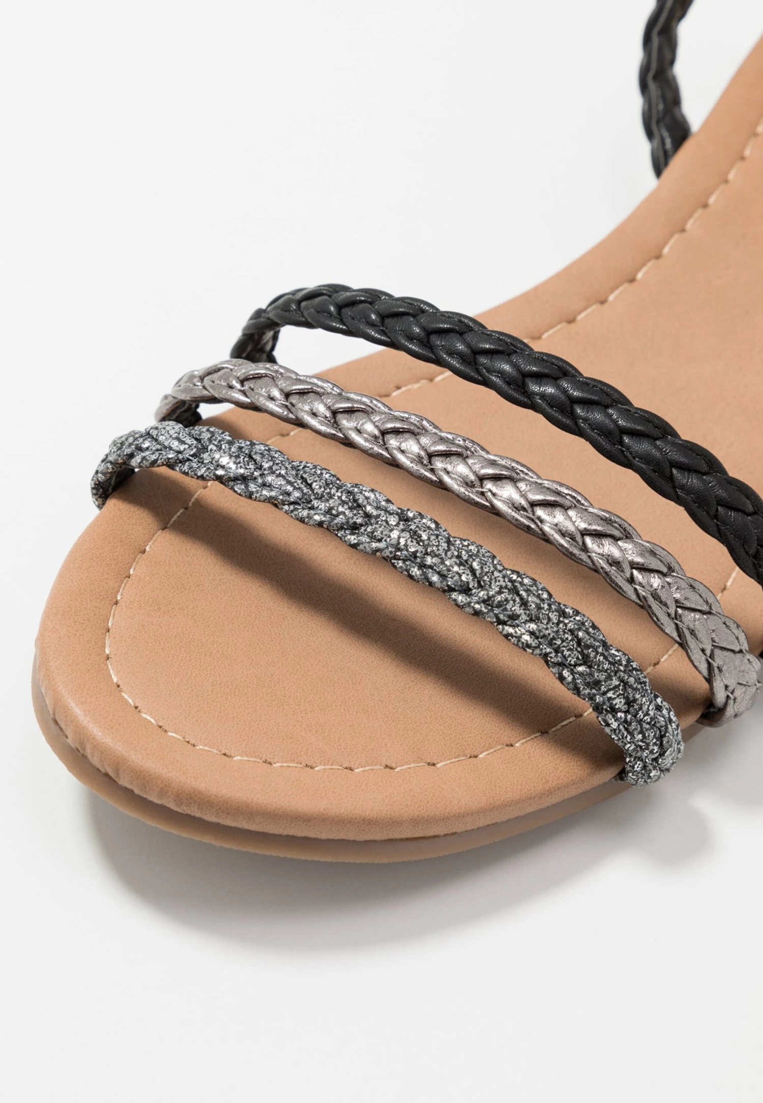 Anna Field Sandalen - Black/Silver 3 Anna Field Sandalen - Black/Silver - Afbeelding 3