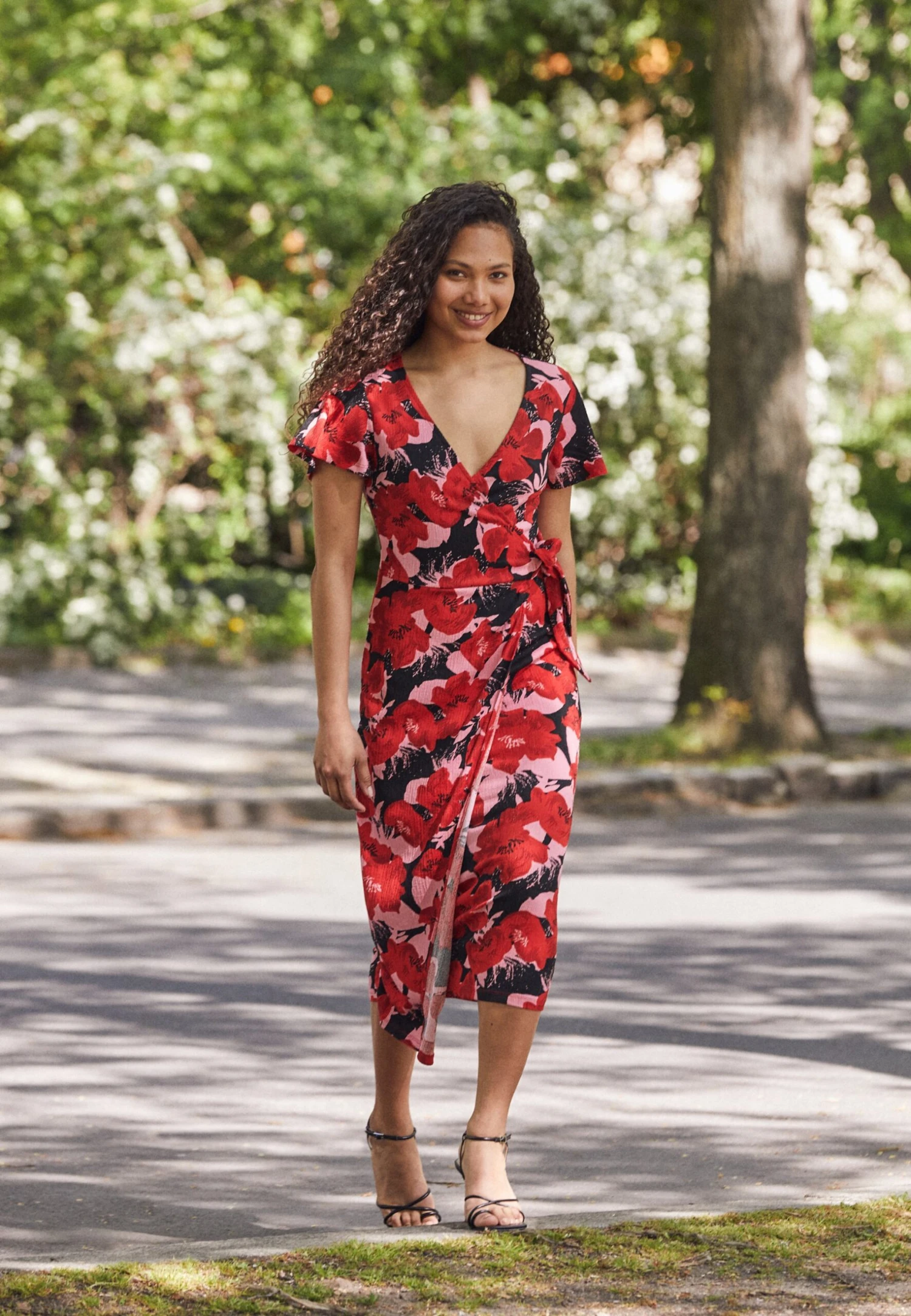 Anna Field Jurk - Red/Pink 2 Anna Field Jurk - Red/Pink - Afbeelding 2