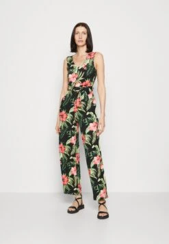 Anna Field Jumpsuit - Black/Green