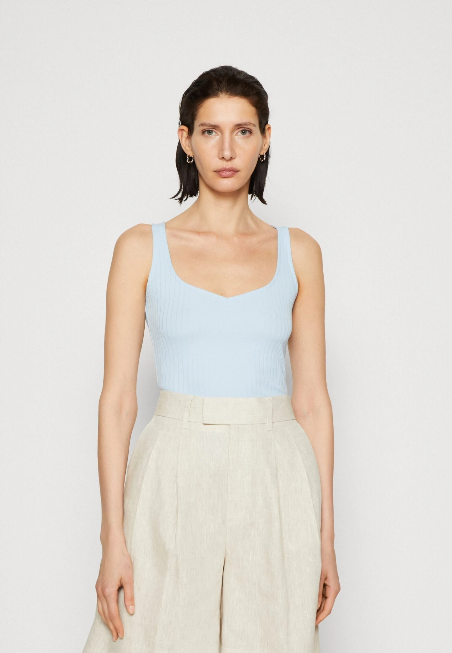 Anna Field Top - Light Blue 1 Anna Field Top - Light Blue