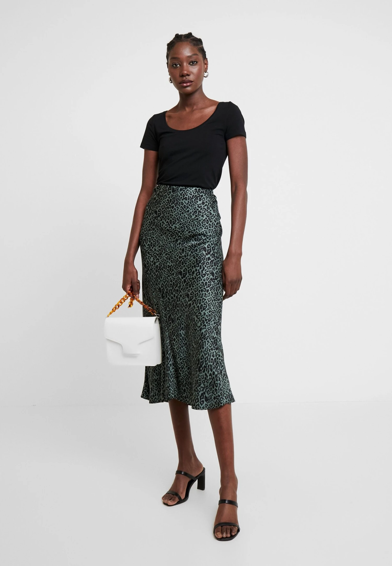 Anna Field 2 Pack- T-Shirt Basic - Black 2 Anna Field 2 Pack- T-Shirt Basic - Black - Afbeelding 2