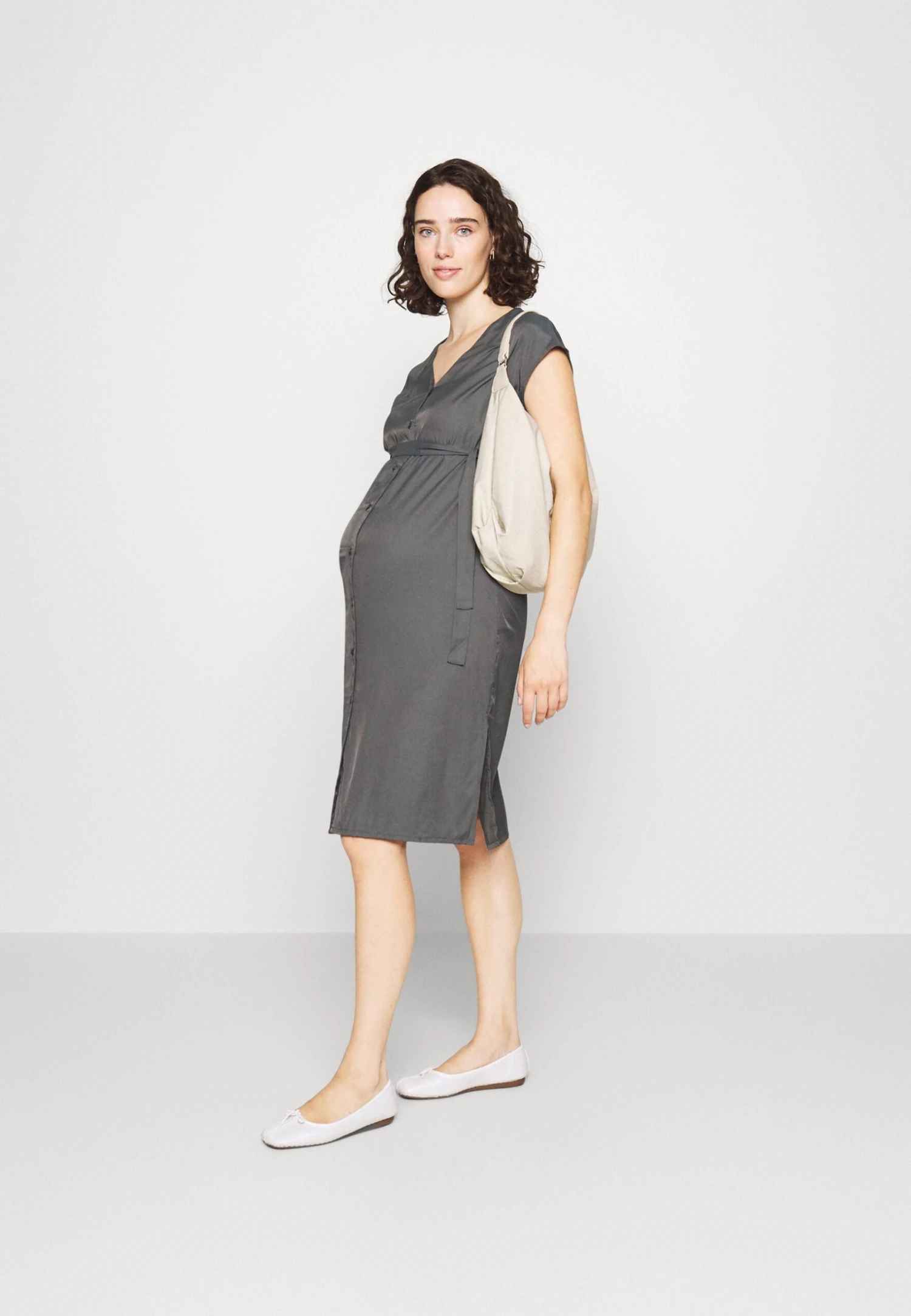 Jurk - Khaki 2 Jurk - Khaki - Afbeelding 2