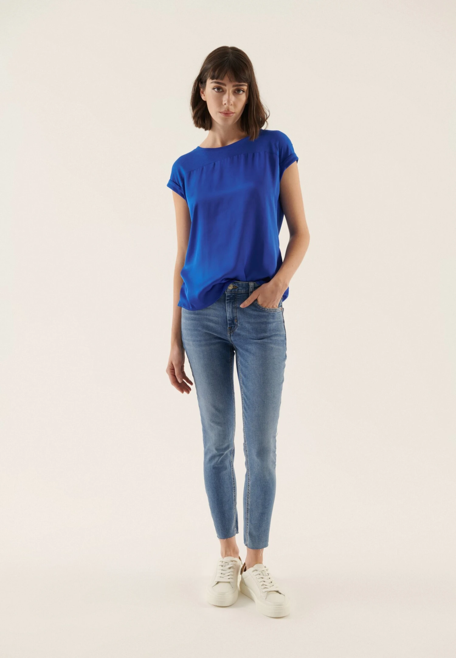Anna Field T-Shirt Print - Blue 2 Anna Field T-Shirt Print - Blue - Afbeelding 2