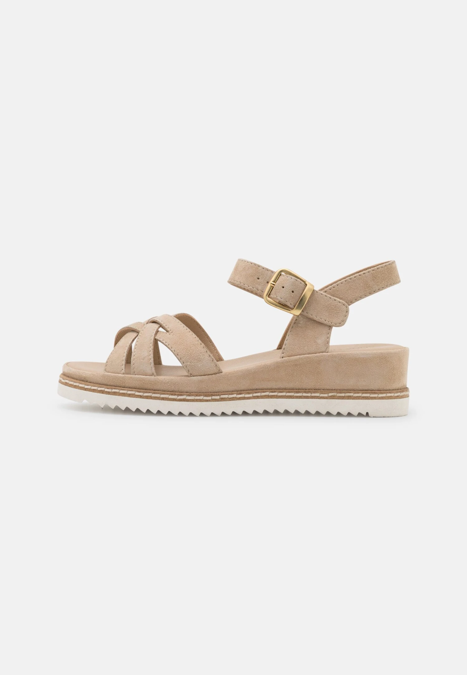 Anna Field Leather - Sandalen Met Sleehak - Beige 2 Anna Field Leather - Sandalen Met Sleehak - Beige - Afbeelding 2