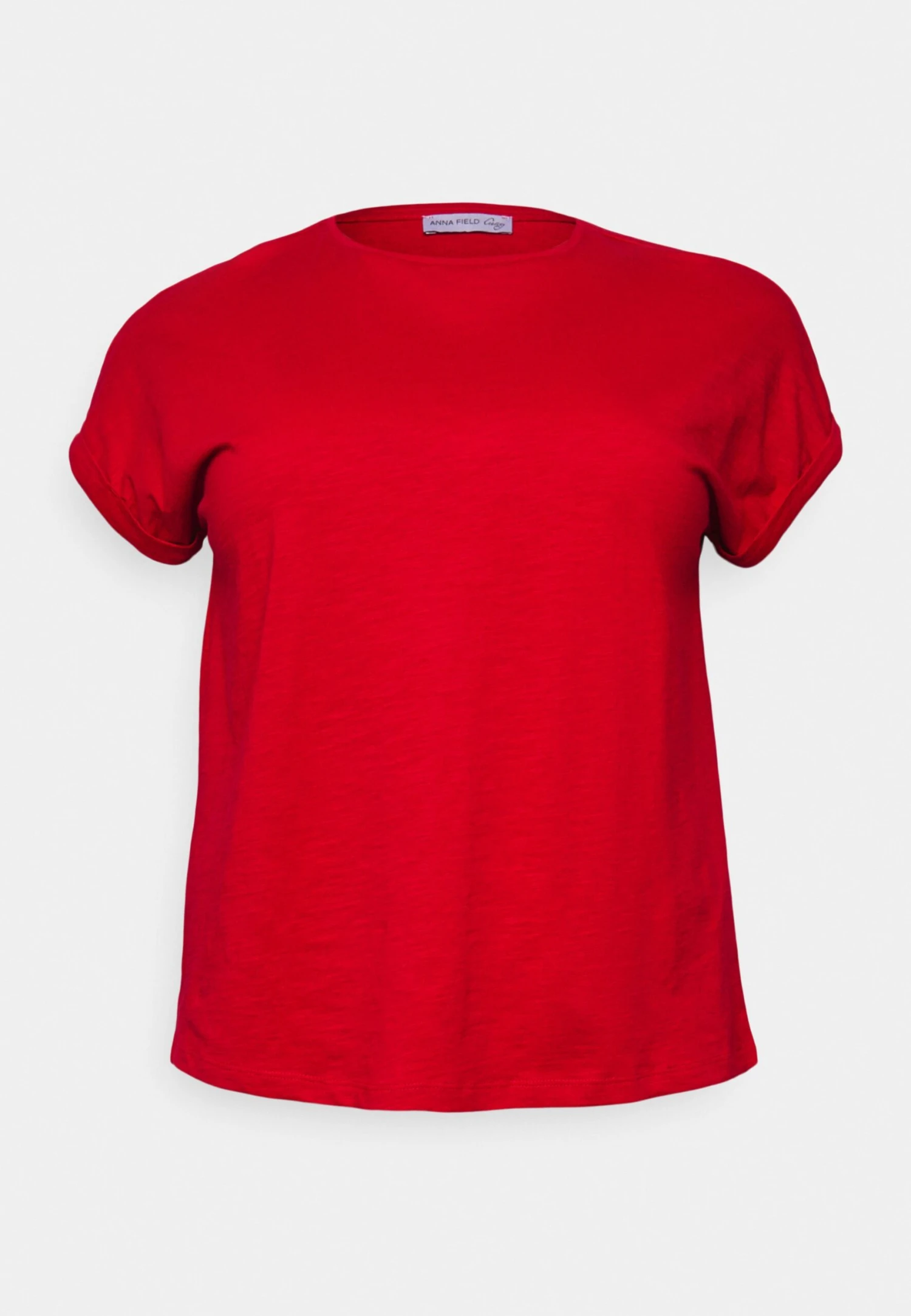Slub Jersey- T-Shirt Basic - Red 1 Slub Jersey- T-Shirt Basic - Red