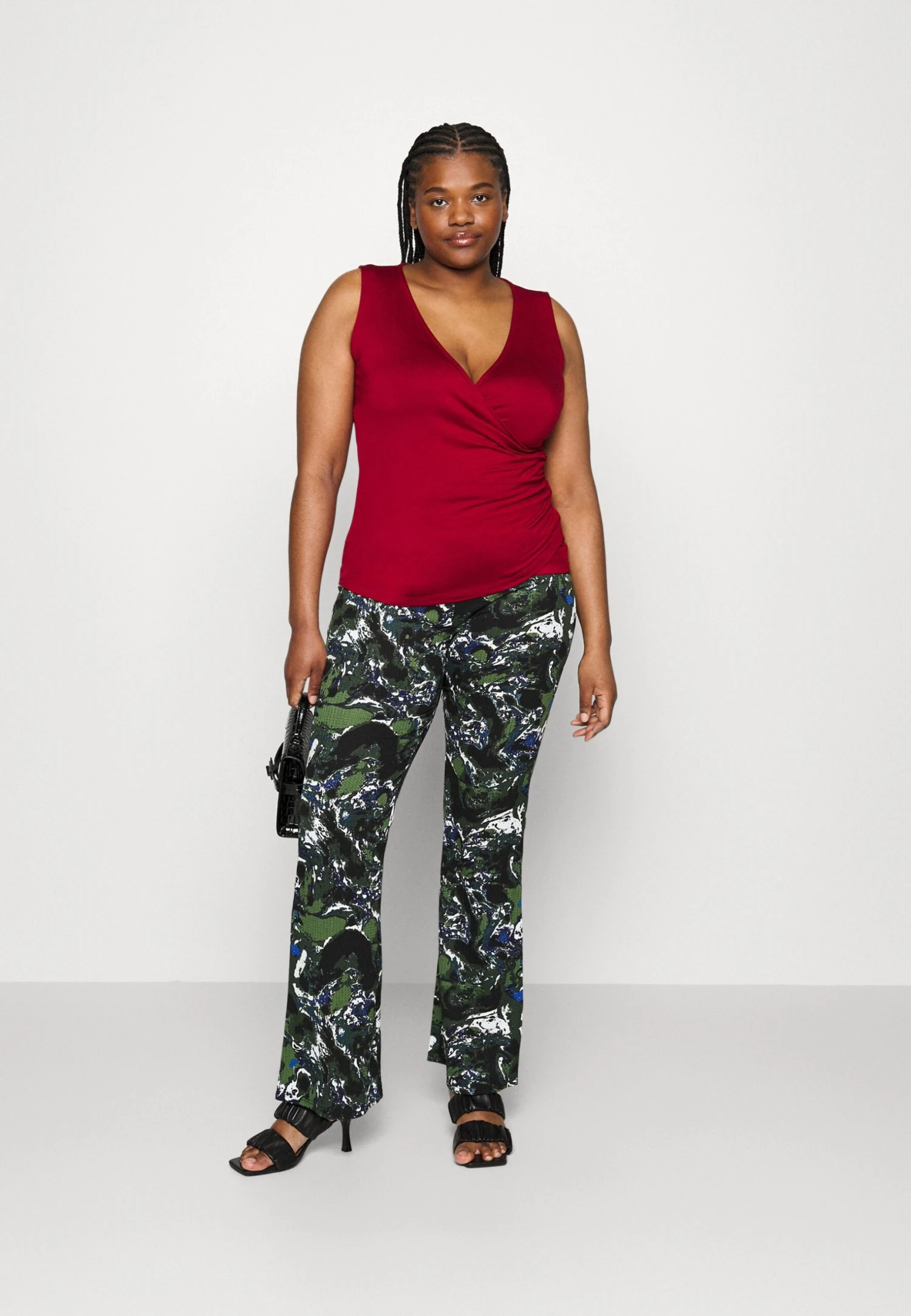 Top - Dark Red 2 Top - Dark Red - Afbeelding 2