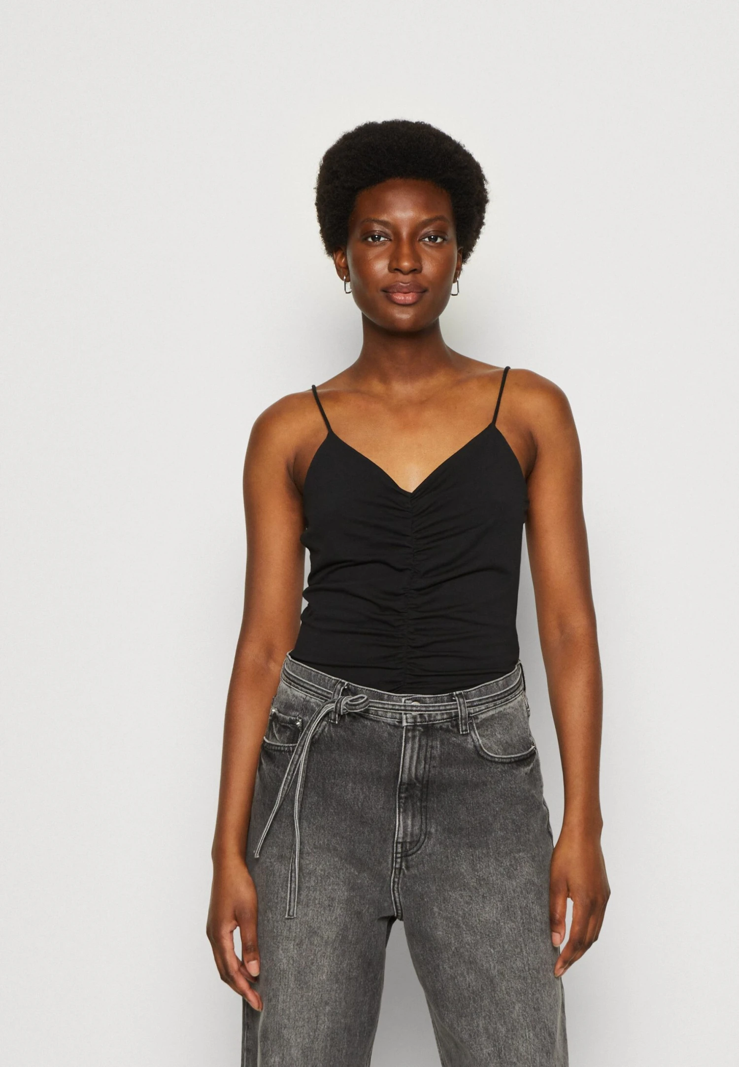 Anna Field Top - Black/Orange 4 Anna Field Top - Black/Orange - Afbeelding 4