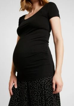 2 Pack - T-Shirt Basic - Dark Gray/Black 13 2 Pack - T-Shirt Basic - Dark Gray/Black -Anna Field Winkel 9b16f836f5b94788b85a388f09c5df35