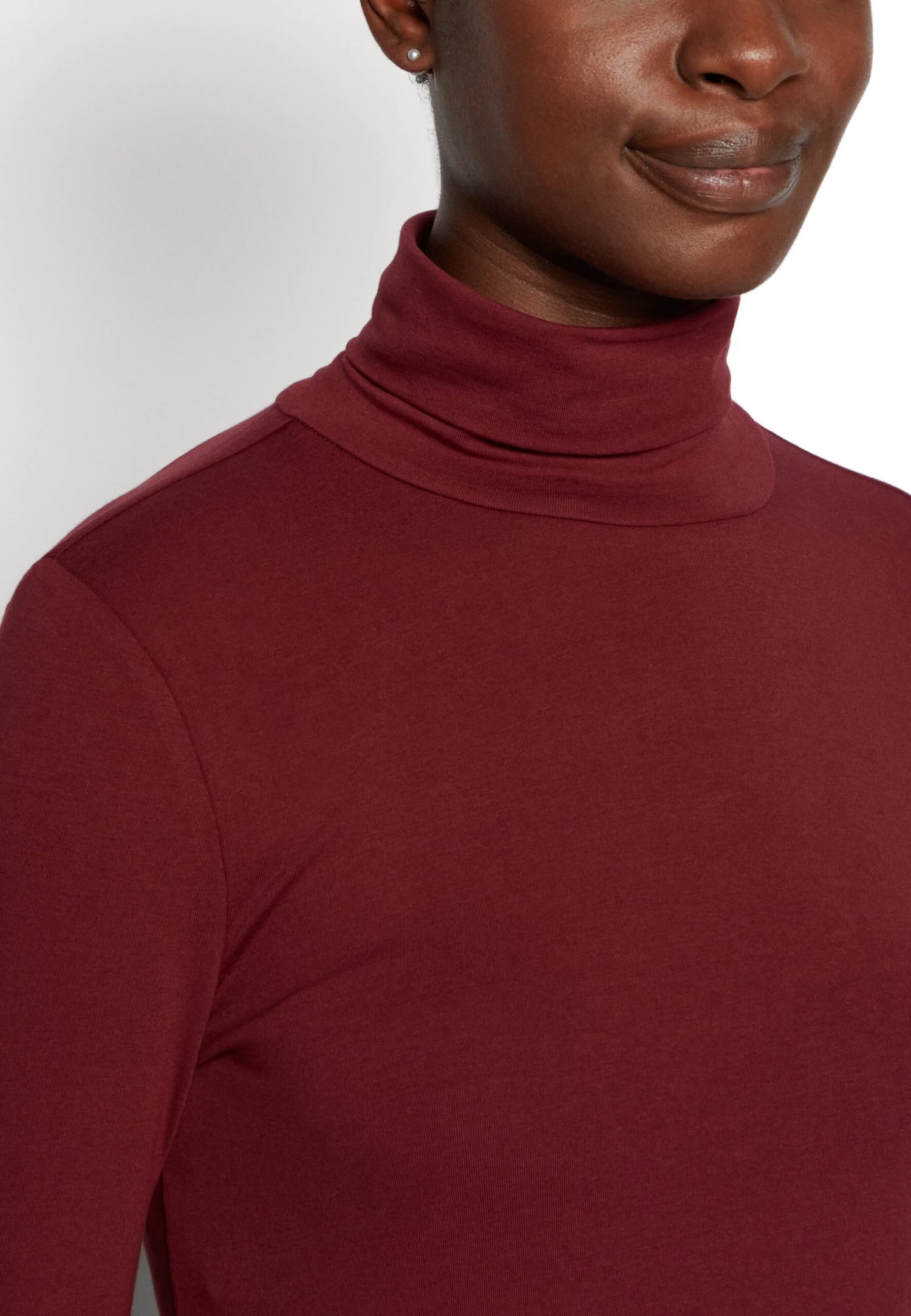 Anna Field Longsleeve - Dark Red 6 Anna Field Longsleeve - Dark Red - Afbeelding 6