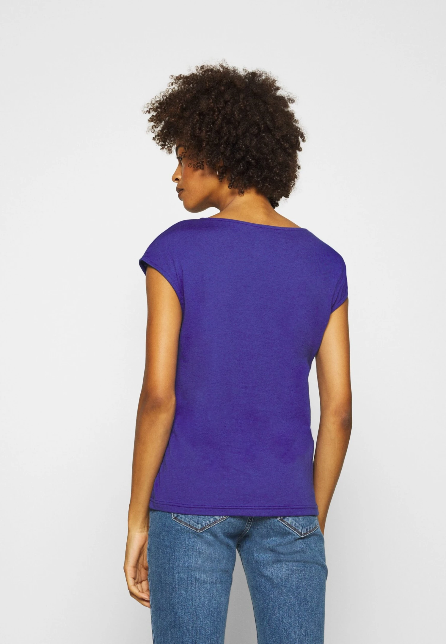 Anna Field T-Shirt Basic - Clematis Blue 3 Anna Field T-Shirt Basic - Clematis Blue - Afbeelding 3