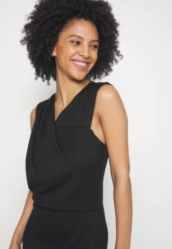 Drapped Neckline Smart Bodycon Sleeveless Mini Dress - Jerseyjurk - Black 9 Drapped Neckline Smart Bodycon Sleeveless Mini Dress - Jerseyjurk - Black -Anna Field Winkel 9f81155bf87843799042533d6c813969
