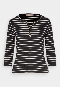 Anna Field Longsleeve - Black White -Anna Field Winkel a064cc619109489da007a4a558ea6ba5