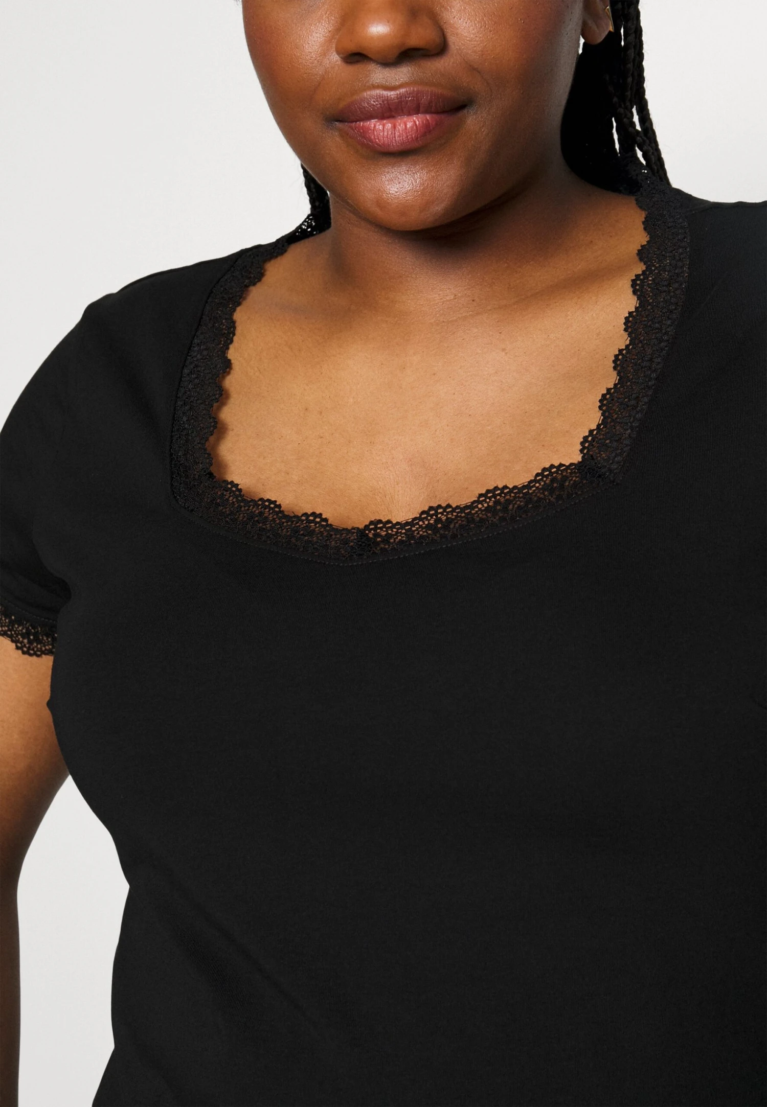 Plus Size - T-Shirt Print - Black 7 Plus Size - T-Shirt Print - Black - Afbeelding 7