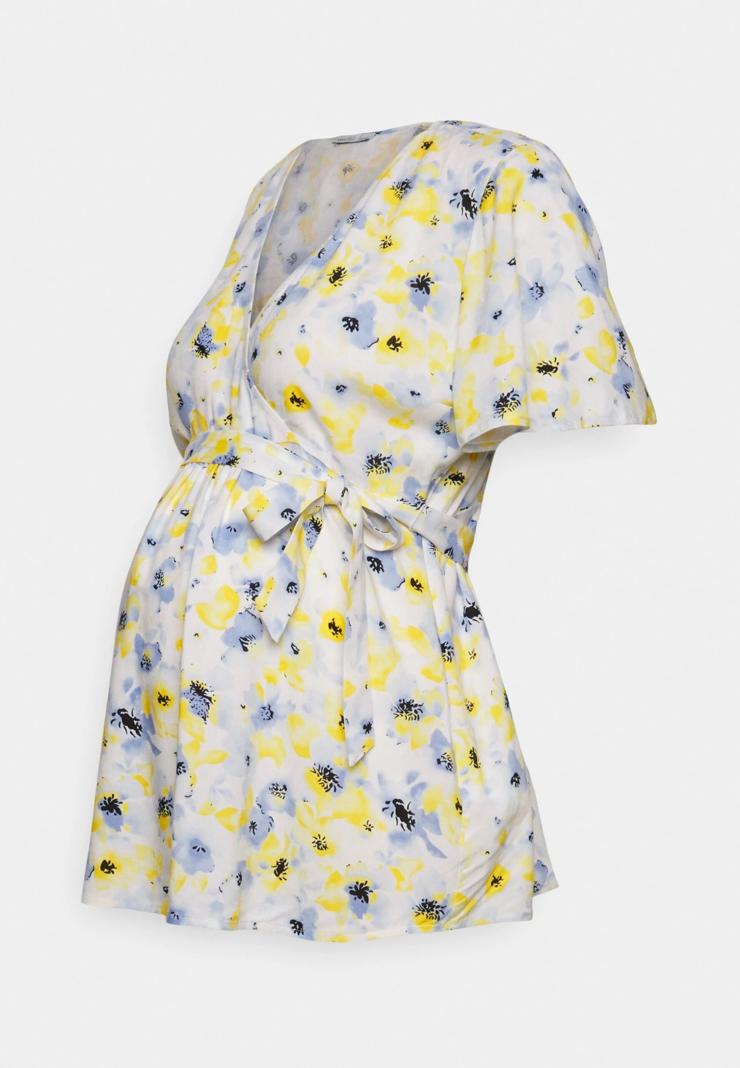 Blouse - White/Light Blue 4 Blouse - White/Light Blue - Afbeelding 4