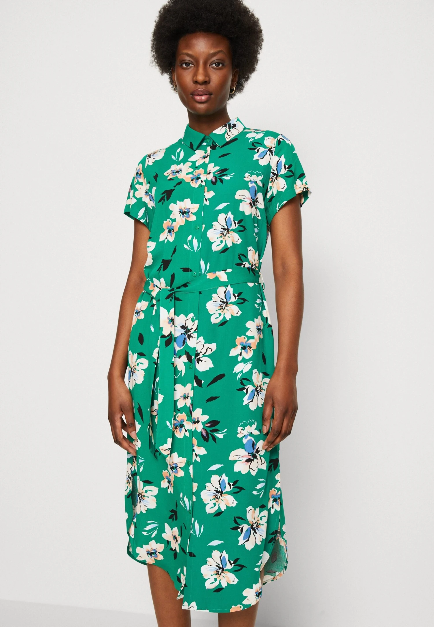 Anna Field Blousejurk - Green/Pink 6 Anna Field Blousejurk - Green/Pink - Afbeelding 6