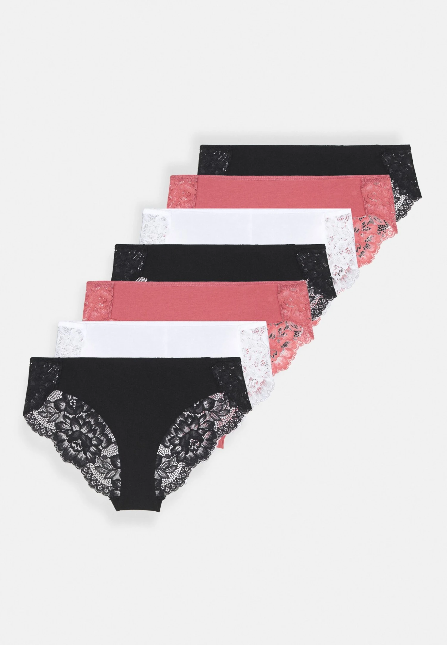 Anna Field 7 Pack - Slip - Pink/White/Black 7 Anna Field 7 Pack - Slip - Pink/White/Black - Afbeelding 7