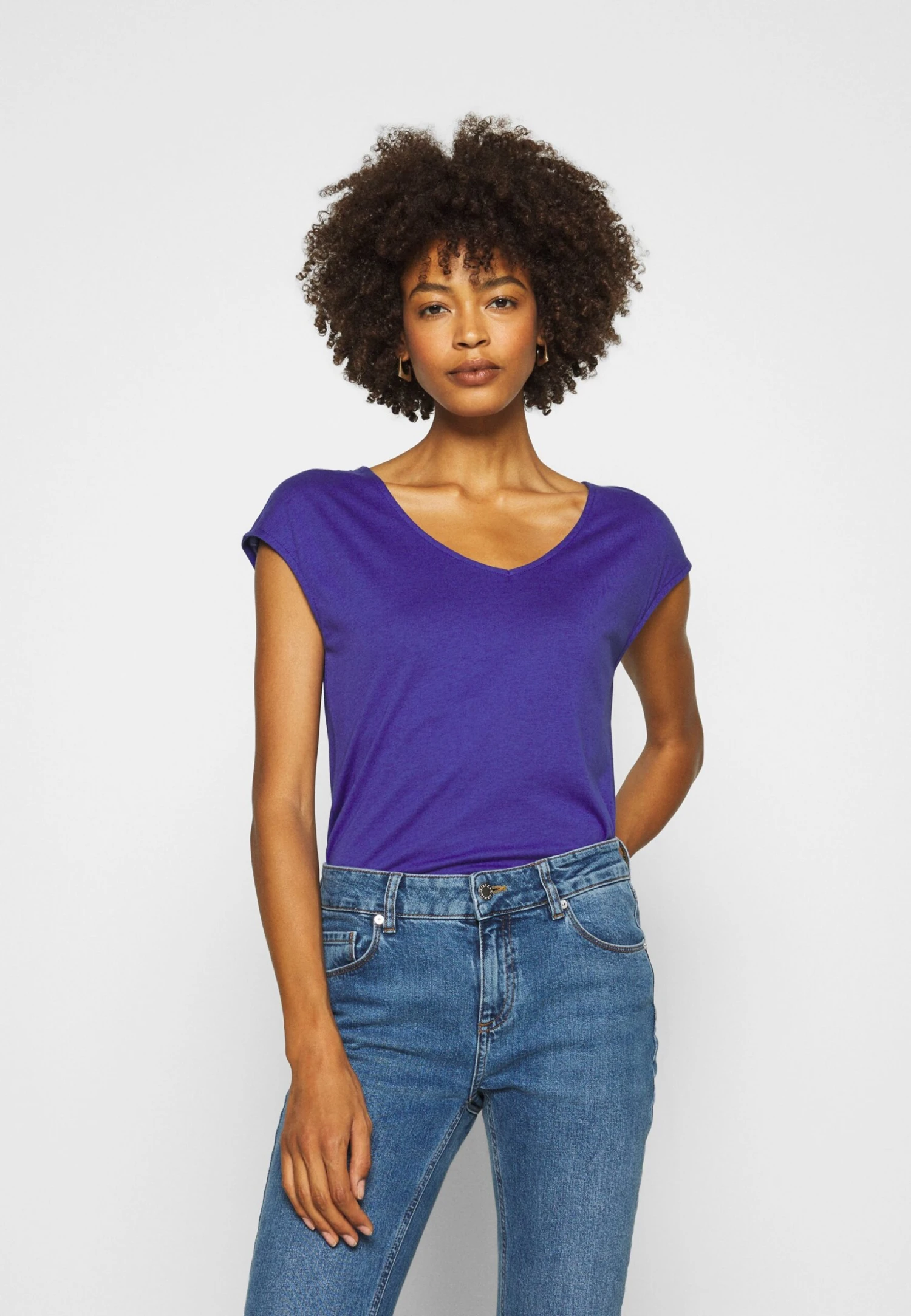 Anna Field T-Shirt Basic - Clematis Blue 1 Anna Field T-Shirt Basic - Clematis Blue