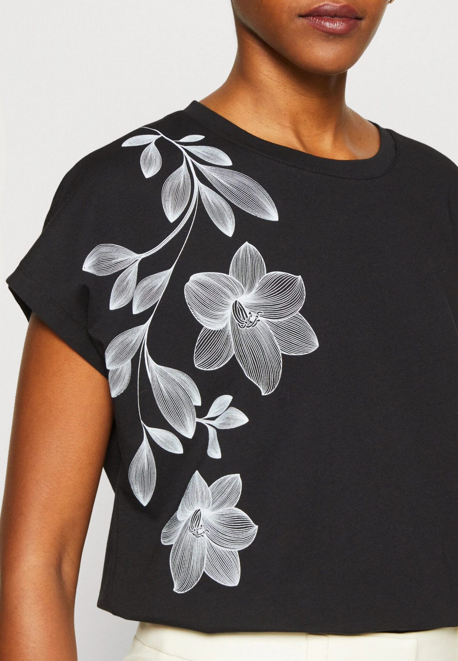 Anna Field T-Shirt Print - Black 6 Anna Field T-Shirt Print - Black - Afbeelding 6
