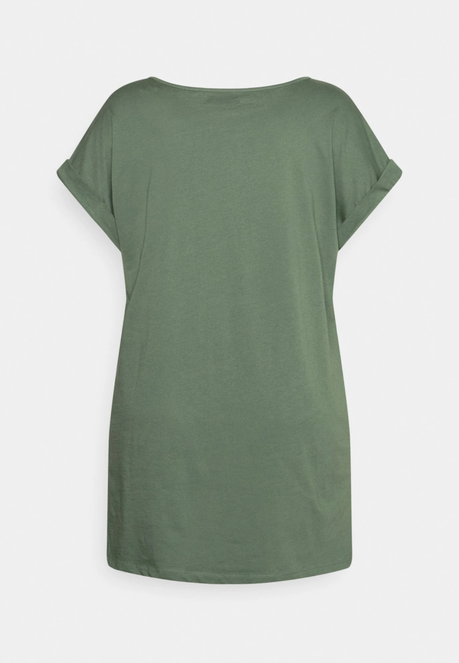 Long- T-Shirt Basic - Green 2 Long- T-Shirt Basic - Green - Afbeelding 2